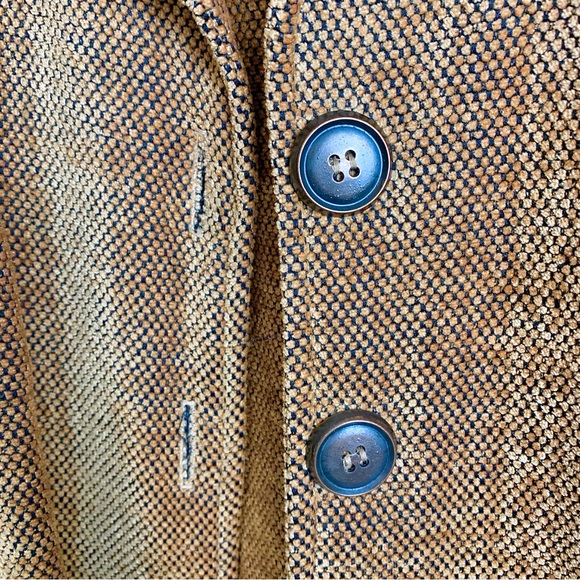 Vtg Fern Dratten Textured Rusty Brown 70’s Vibes Lightweight Jacket, Size 1X - Picture 7 of 10